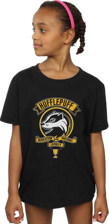 Immagine prodotto Hufflepuff Toon Crest Maglietta Ragazze (104)