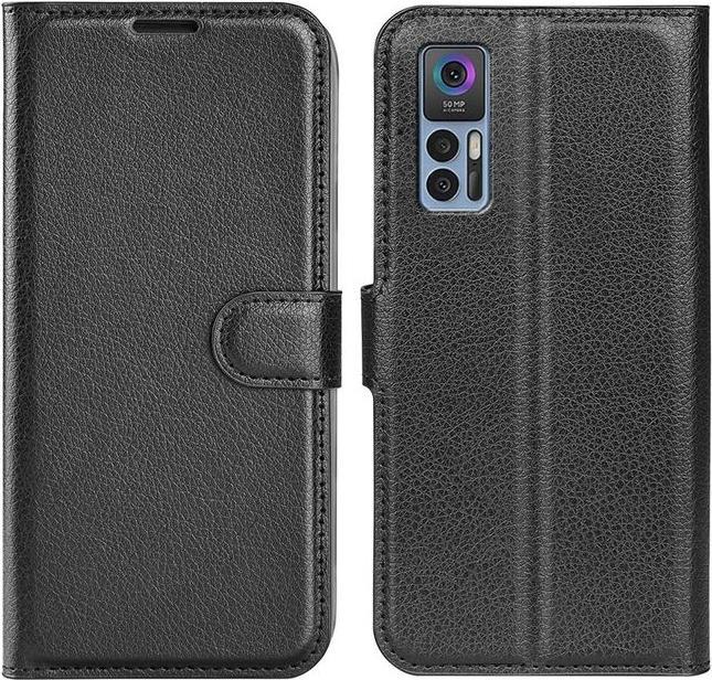 Actual product image MU Classic Litchi Leather Bookcover Series (Tcl 30 5g, TCL 30)