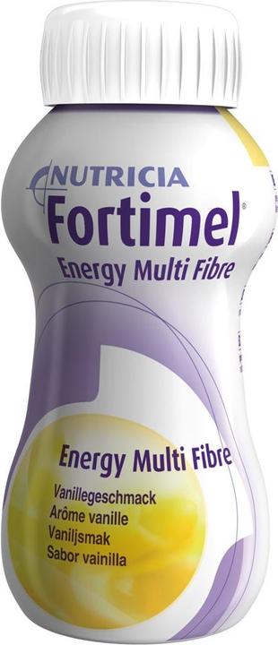 Immagine prodotto Fortimel Energia Multi Fibra Vaniglia (4x200ml) (Vaniglia, Fragola, Cioccolato, 4 pz., 965 g)