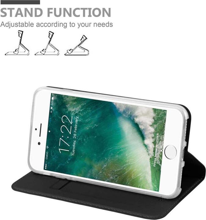 Actual product image Cadorabo Book Classy Style Cover (Apple iPhone 7 Plus, Apple iPhone 7s Plus)
