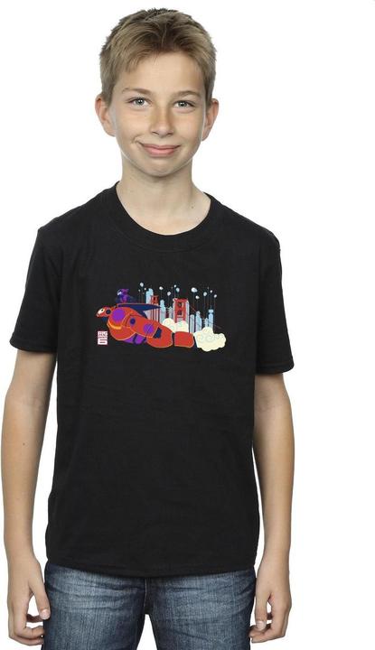 Actual product image Disney Boys Big Hero 6 Baymax Hiro Bridge T-Shirt (152, 158)