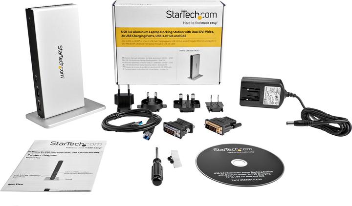 Produktbild StarTech USB 3.0 Laptop Docking Station (USB-B, 5 Ports)