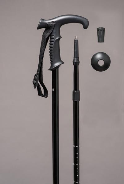 Actual product image Gastrock Vario Combi Antishock telescopic pole with shock absorber