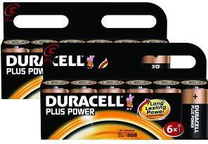 Duracell Confezione da 12 pezzi Plus C Size (12 pz., C)