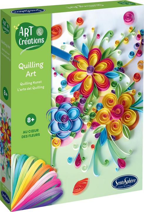 Actual product image Sentosphere Quilling'art flowers