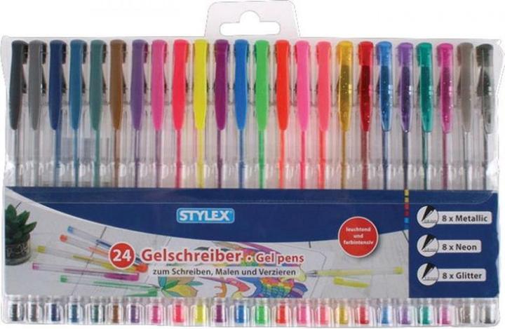 Produktbild Stylex Gelschreiber (Multicolor, 24 x)