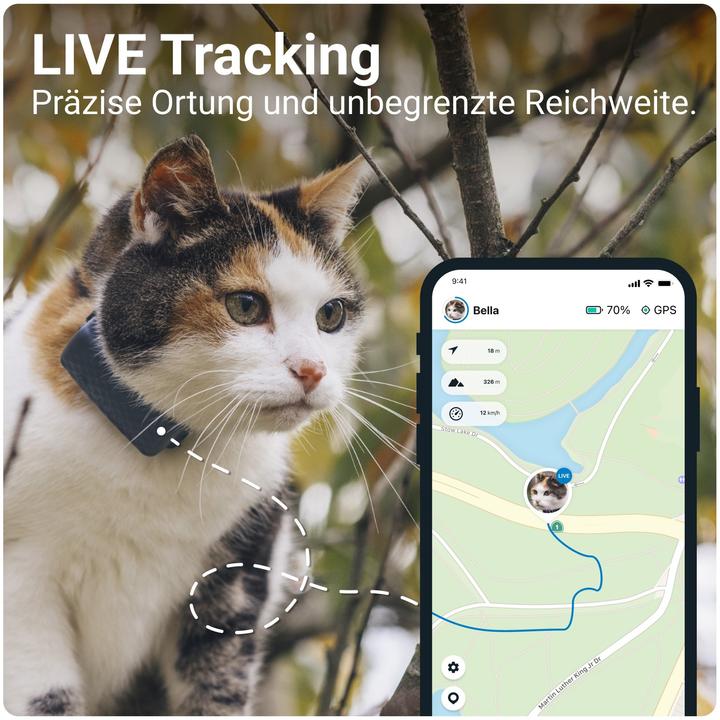 Produktbild Tractive CAT Mini GPS Tracker für Katzen (Katze, Allgemein)