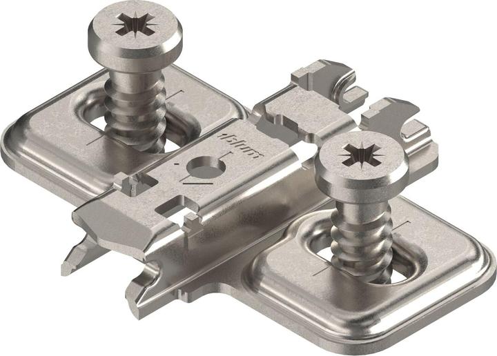 Blum Plaques de montage cruciforme CLIP montage d'angle (1 pcs)