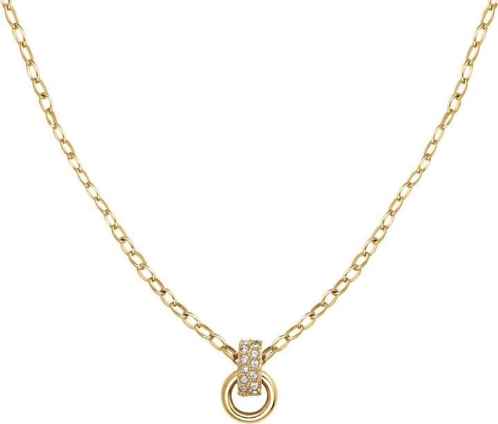 Actual product image Rosefield Bow Link Studs Necklace Gold Necklace (14K gold plated 316L stainless steel)