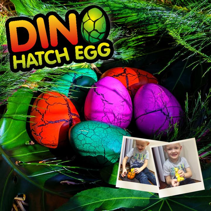 Actual product image Roost Large T-Rex Hatching Eggs NV273 orange