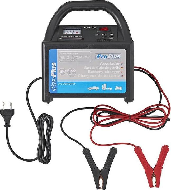 Actual product image ProPlus Battery charger 12V/24V 15Amp. (24V, 15 A)