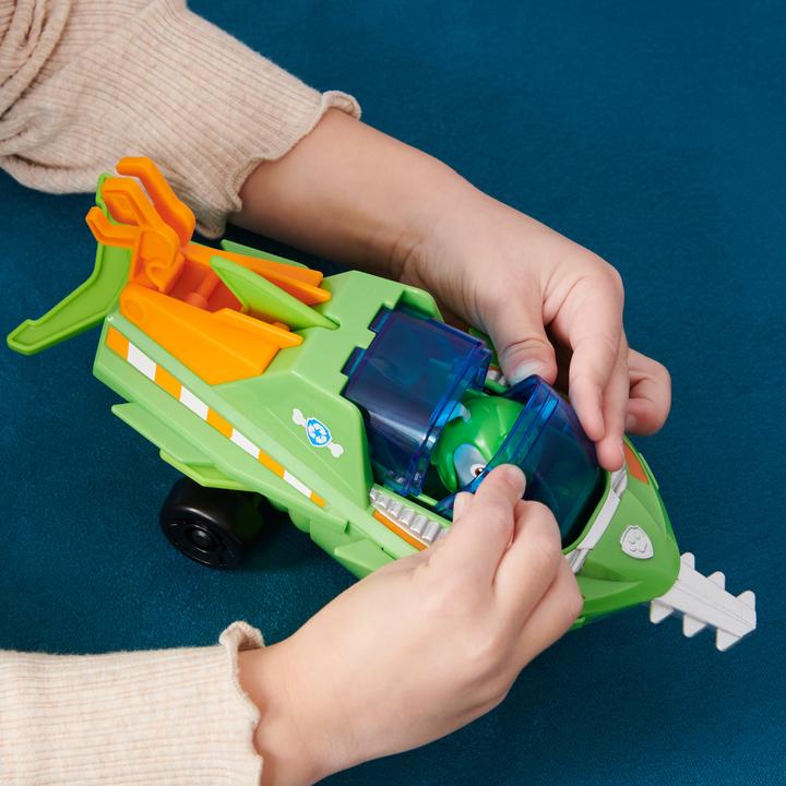 Actual product image Spin Master Paw Patrol Aqua Pups Deluxe Vehicle Rocky