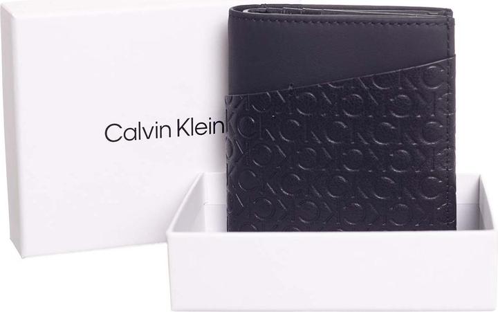 Produktbild Calvin Klein CK Must Mono Trifold 6CC W/Coin Black Tonal Mono