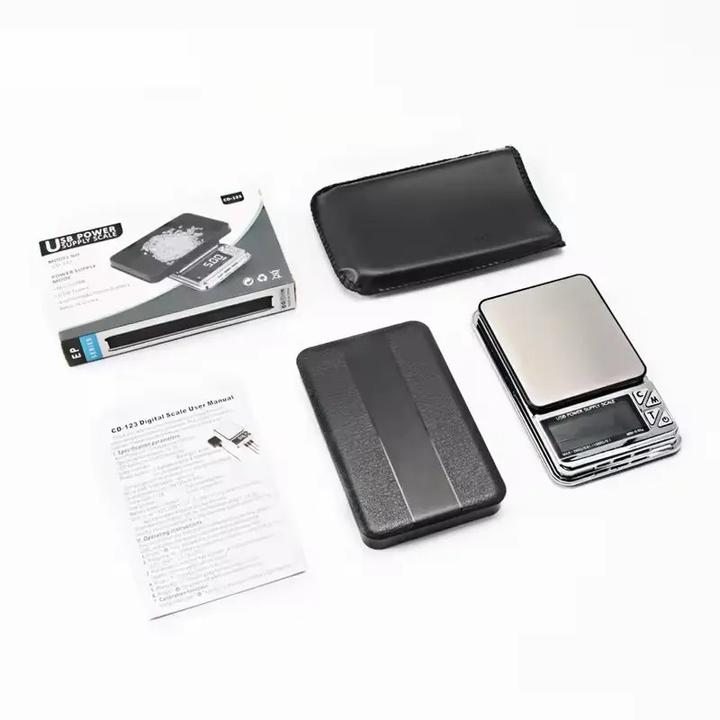 Produktbild Swissdetector Tragbare elektrische Waage Aufladbar durch USB - 0,01 X 1000g