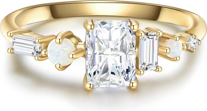 Image du produit Glanzstücke München Femmes argent sterling zirconium or jaune - 31596 (52, Argent 925)