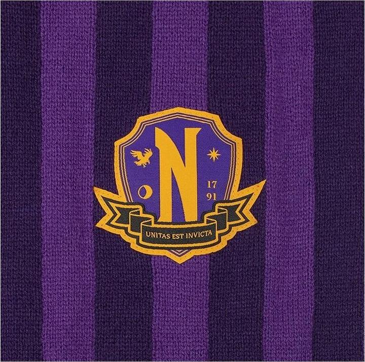 Actual product image Cinereplicas Wednesday: Nevermore Academy Scarf