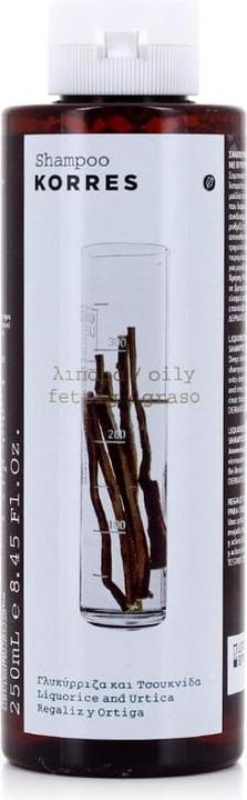 Actual product image Korres Liquorice & Urtica (250 ml, Liquid shampoo)