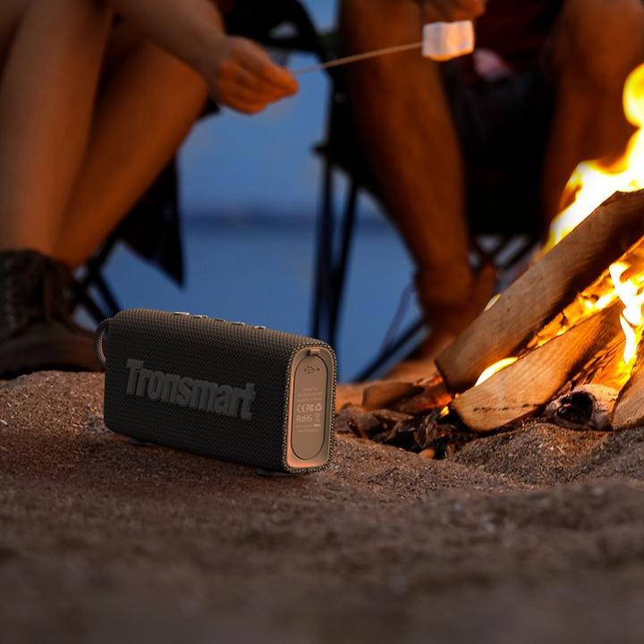Immagine prodotto Tronsmart Trip Altoparlante Bluetooth 5.3 senza fili, impermeabile IPX7 10W nero (20 h, Batteria ricaricabile)