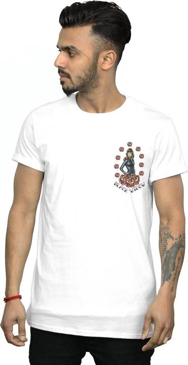 Immagine prodotto Black Widow Tattoo Breast Print Maglietta Uomo (5XL)