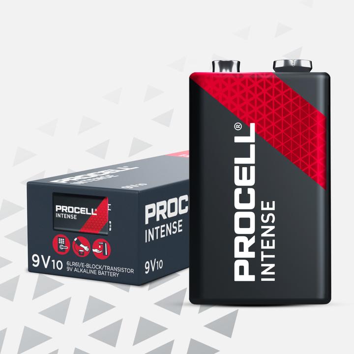 Produktbild Duracell Procell Intense Power (10 Stk., 9V Block, 673 mAh)