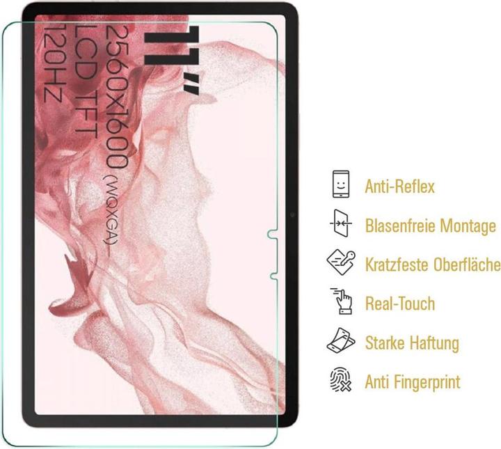 Actual product image Protectorking 6x Panzerfolie Anti-Shock matt entspiegelt (6 Piece, Galaxy Tab S9 Ultra)
