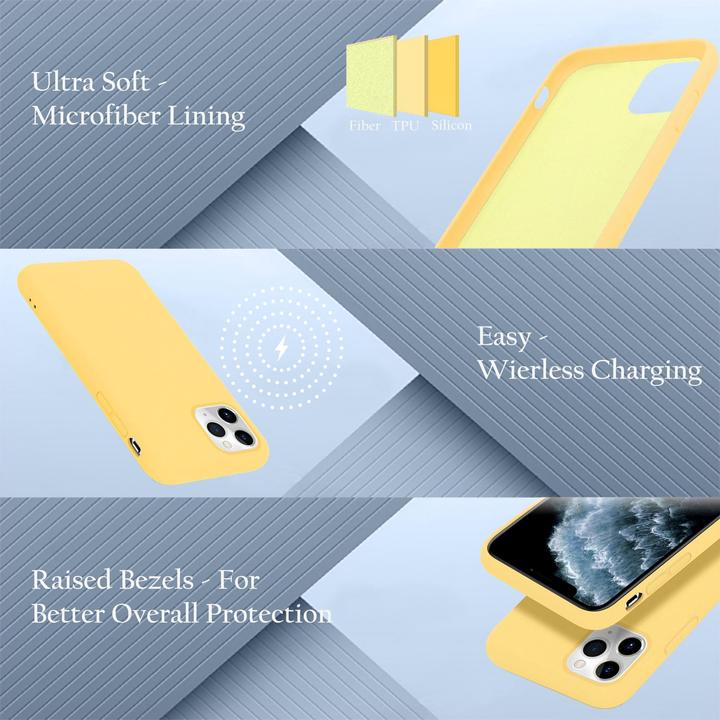 Actual product image Cadorabo TPU Liquid Silicone Case Cover (Apple iPhone 11 Pro)