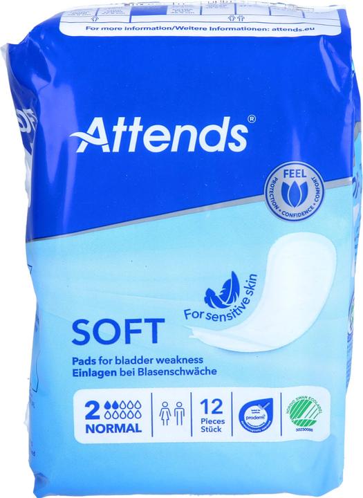 Produktbild Attends Soft 2 Normal Einlagen (12 x, Normal)