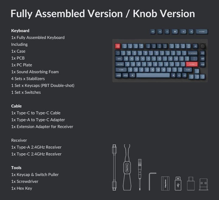 Actual product image Keychron V1 Max (US, Cable, Wireless)