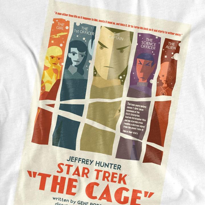 Actual product image Unisex Adult The Original Series Episode 80 T-Shirt (S)