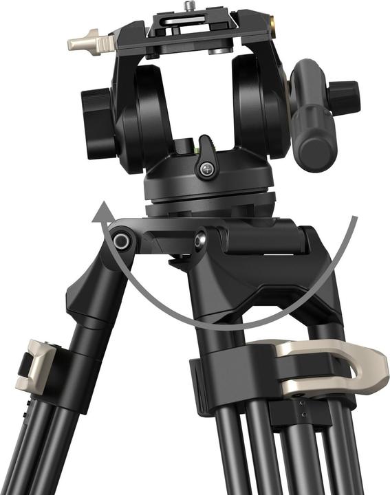 Actual product image SmallRig AD-01 high-performance fluid head stand (Metal)
