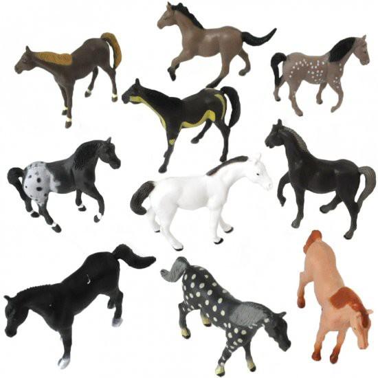 Immagine prodotto Unique Cavalli di plastica (10 pezzi)