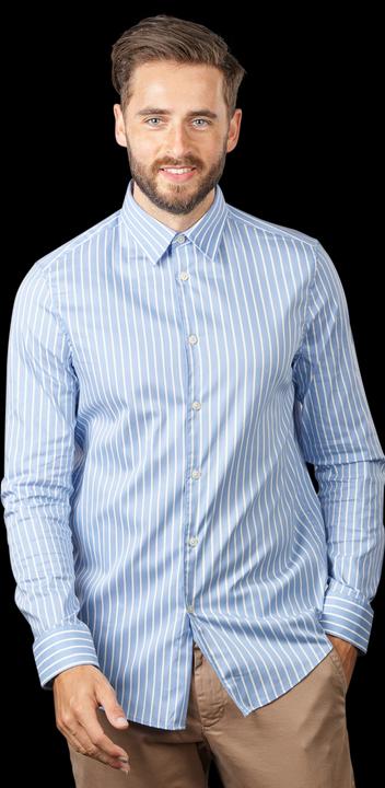 Drykorn Regular Fit Ramis Shirt Mid Stripes Blue
