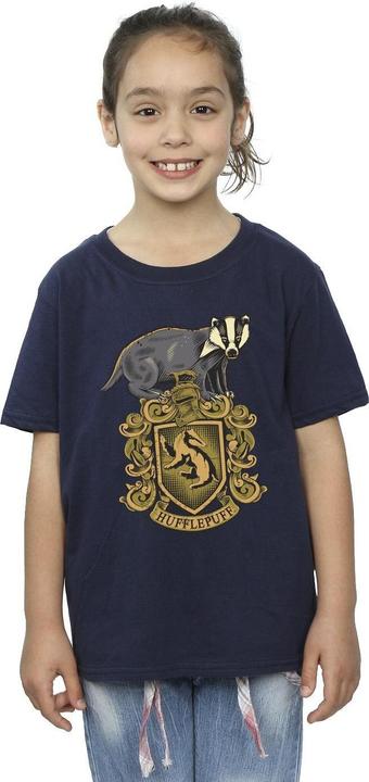 Produktbild Hufflepuff Sketch Crest TShirt Mädchen (140, 146)