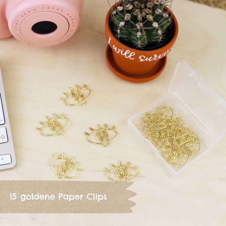 Actual product image Papierdrachen Paper Clips - Eye