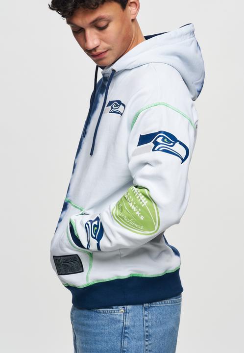 Immagine prodotto Recovered Felpa con cappuccio in pile Re:covered - INK DYE Seattle Seahawks (XL)