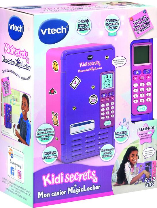 Actual product image VTech KidiSecrets- Mon casier MagicLocker (rose) (French)
