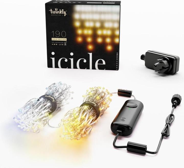 Image du produit Twinkly Icicle Gold Edition (5 m)