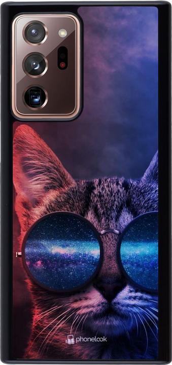 Actual product image PhoneLook Cover Red Blue Cat Glasses (Samsung Galaxy Note 20 Ultra)