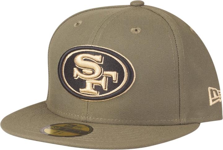 Produktbild New Era 59Fifty Fitted Cap San Francisco 49ers oliv - 8 (8)