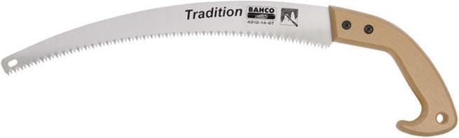 Produktbild Bahco Astsäge mit nachschärfbaren Zahnspitzen und Holzgriff, 6 ZpZ, 11"
