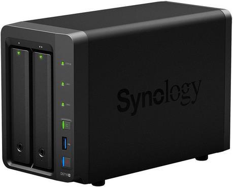 Actual product image Synology DS716+ II: 2bay NAS