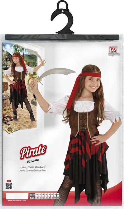 Produktbild Widmann Kinderkostüm Piratin (140)