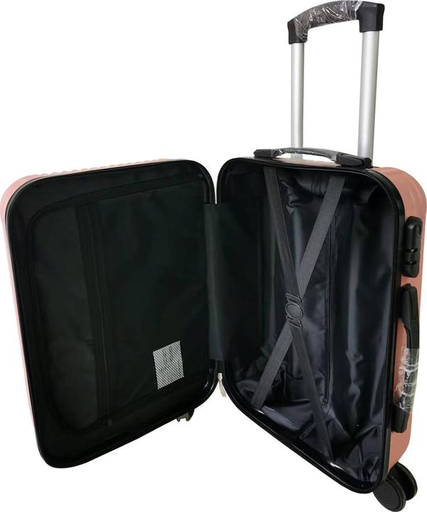 Produktbild NTK-Collection Hartschalenkoffer 4er-Set Frenzi Rosegold (115 l, Handgepäck (bis 50l), M (50 - 90l), L (90 - 115l), XL (ab 115l))