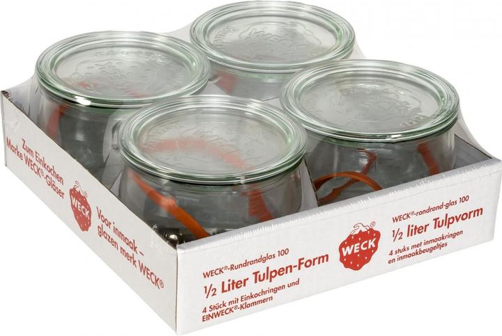 Produktbild Weck Tulpenform (4 Stk., 0.50 l)