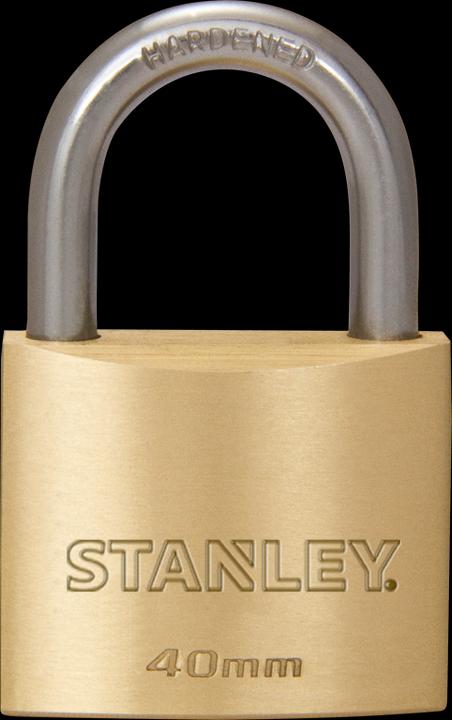 Produktbild Stanley Messing-Vorhängeschloss 40mm