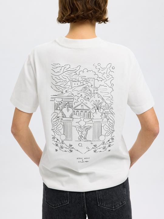 Actual product image Selected Femme Relaxed Fit Print T-Shirt (M)