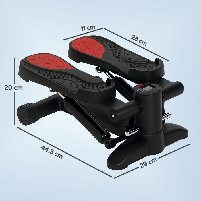 Produktbild Swisshandel24 Mini-Stepper für Zuhause Up-Down Stepper mit LCD-Display bis 100 kg Schwarz