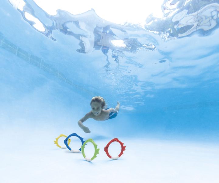 Actual product image Intex Diving ring set fish