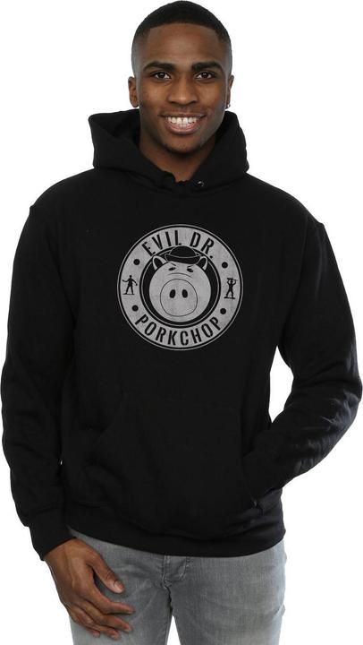 Actual product image Disney Mens Toy Story Evil Dr Pork Chop Hoodie (XXL)