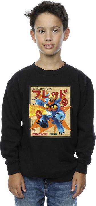 Image du produit Disney - Sweat BIG HERO BAYMAX FRED NEWSPAPER - Garçon (128)